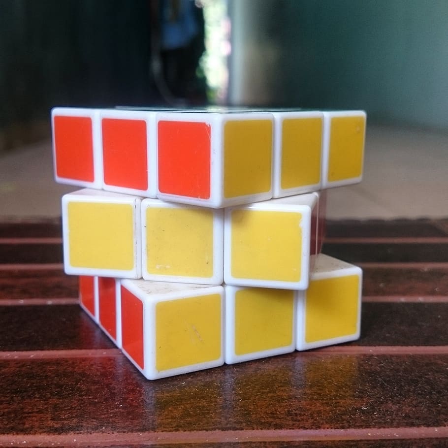 game, the game, rubik's, objects, small, block, multi colored HD wallpaper