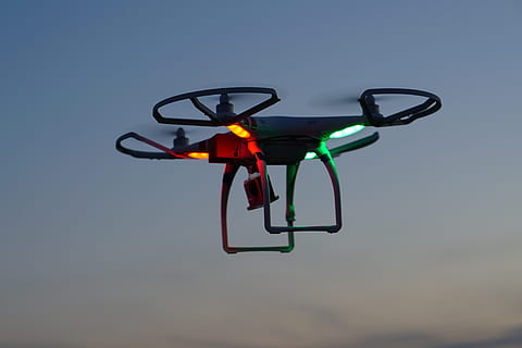 drone, dji, phantom, quadcopter, field, agriculture, fawn, search HD wallpaper