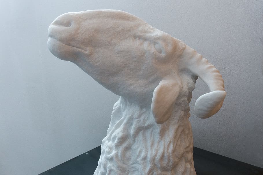 aries, marble, art, sculpture, sculptor, steinmetz, indoors HD wallpaper
