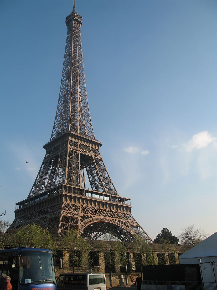 eiffel, tower, paris, landmark, france, europe, famous, monument HD wallpaper