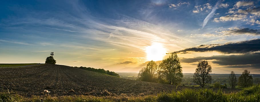 panorama, landscape, clouds, sky, radio tower, clouds form HD wallpaper