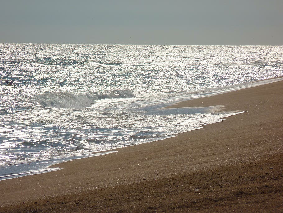 beach, sea, wave, holiday, sand, sun, land, water, beauty in nature HD wallpaper