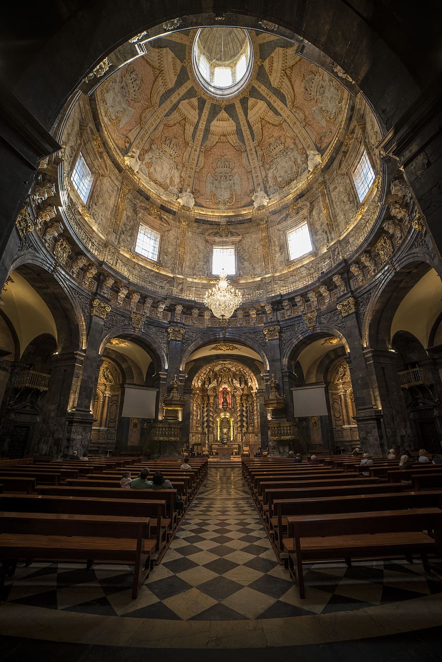 religion, cathedral, inside, architecture, travel, loyola, azpeitia HD wallpaper