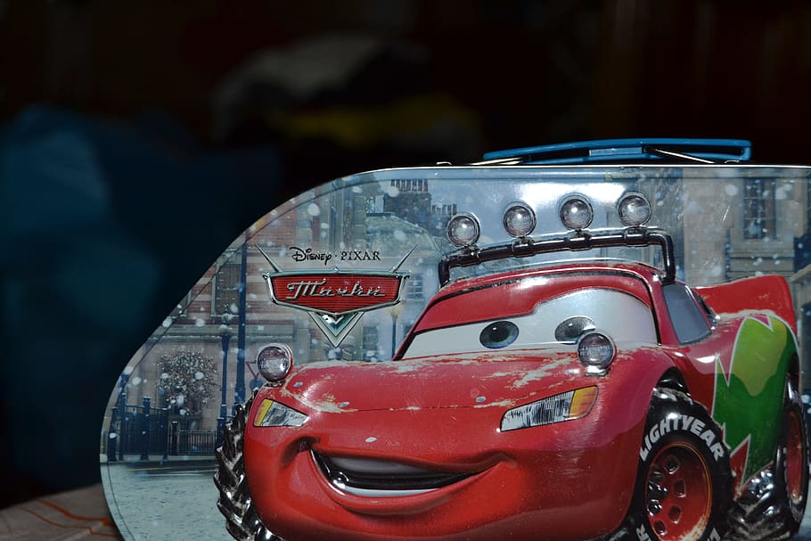 cars, red car, mode of transportation, focus on foreground HD wallpaper
