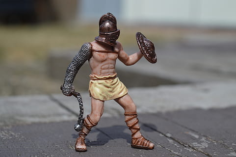 warrior action figure, gladiator, fighter, fighting, combat HD wallpaper