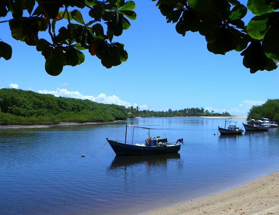rio, boats, nature, nautical vessel, water, transportation HD wallpaper