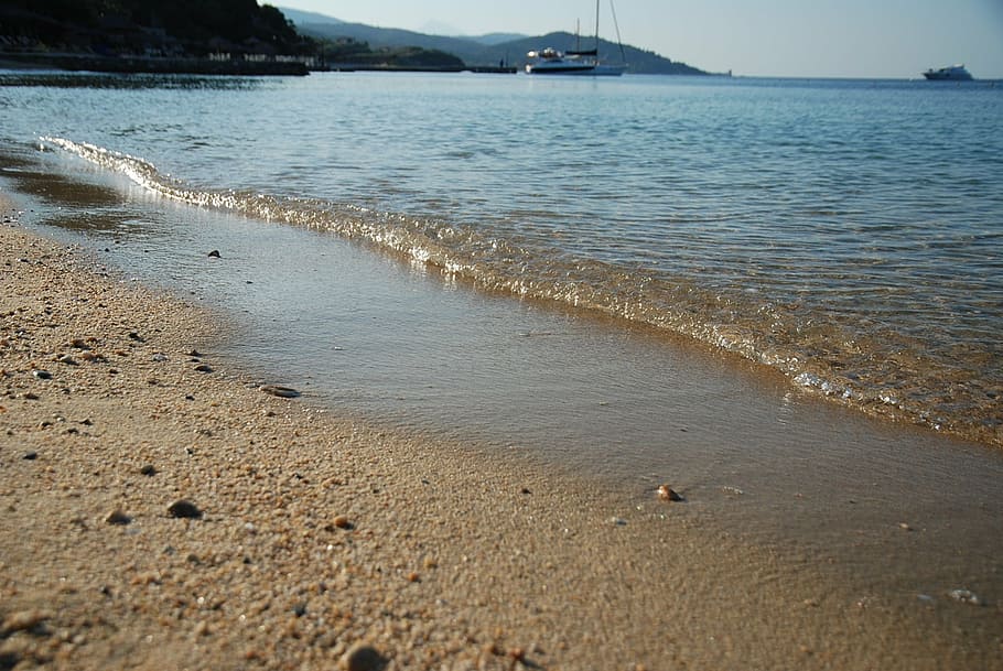 sea, waves, ocean, blue, nature, water, tropical, coast, surf HD wallpaper