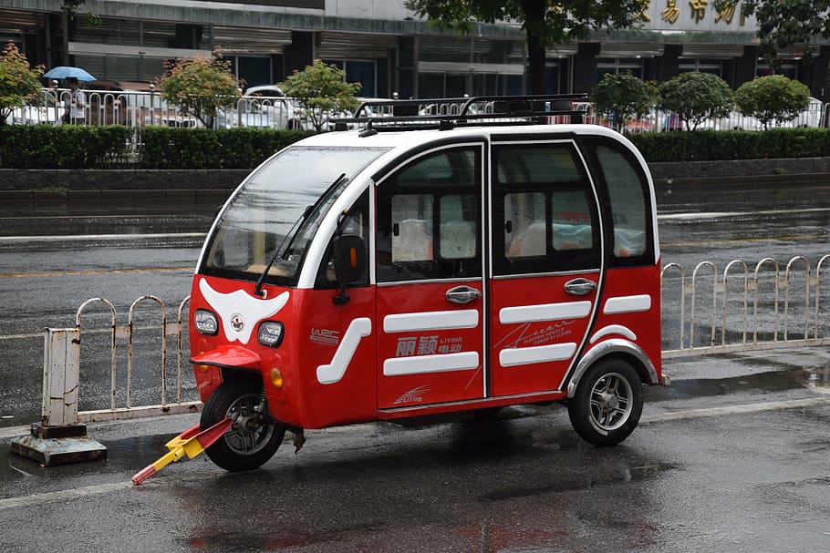 beijing, parking, transportation, mobility, china, motorbike HD wallpaper
