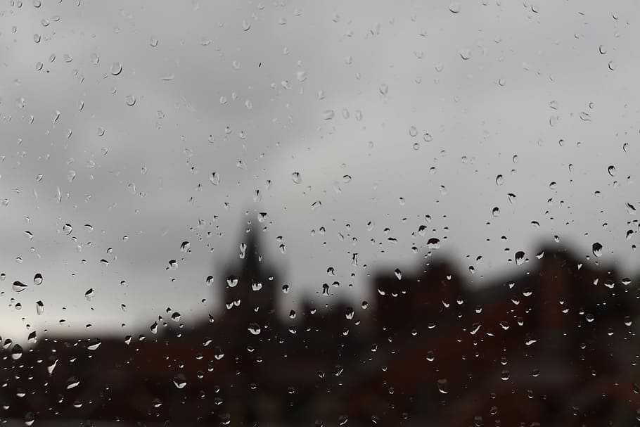 Disc, Church, Mood, Window, Silent, raindrop, focus, wet, indoors HD wallpaper