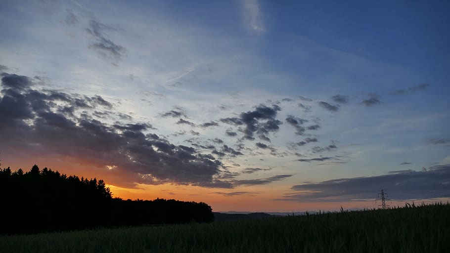 landscape, nature, daybreak, clouds, sky, cloud - sky, tranquil scene HD wallpaper