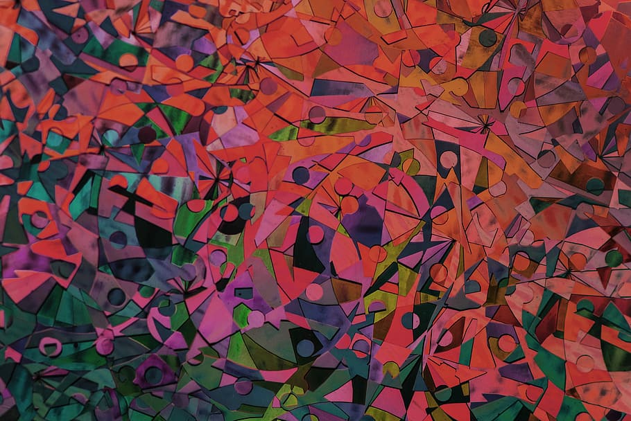 abstract painting, pattern, texture, art, design, full frame HD wallpaper