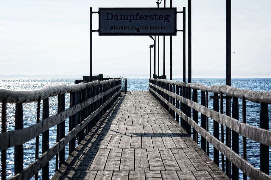Web, Boardwalk, Pier, Horizon, Water, sea, lake, entry, exit HD wallpaper