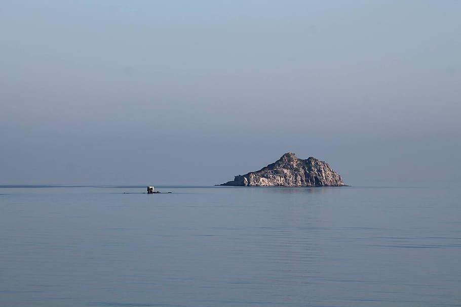 Island, Bodrum, Yalıkavak, see, sea, nature, water, landscape, HD wallpaper