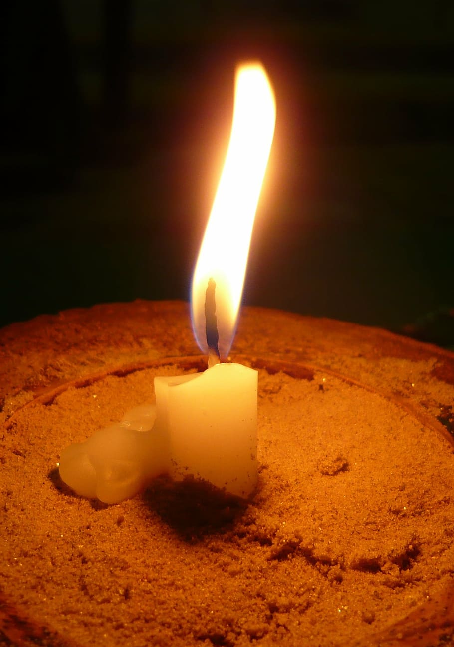 candle, light, atmosphere, candlelight, flame, burning, fire HD wallpaper