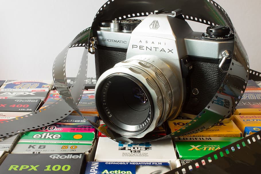 Analog, Camera, Pentax, Old, old camera, photograph, photo camera HD wallpaper