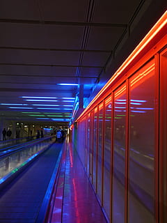 Handrails, Moving Walkway, roller platform, treadmill, moving sidewalk HD wallpaper