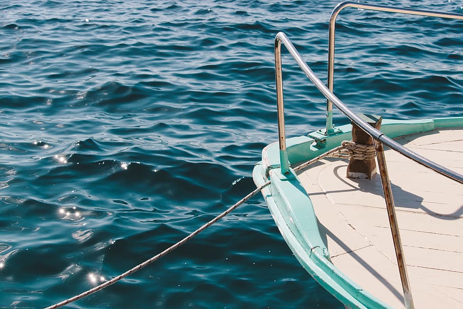 Boat, Sea, Ocean, no people, nautical vessel, day, water, outdoors HD wallpaper