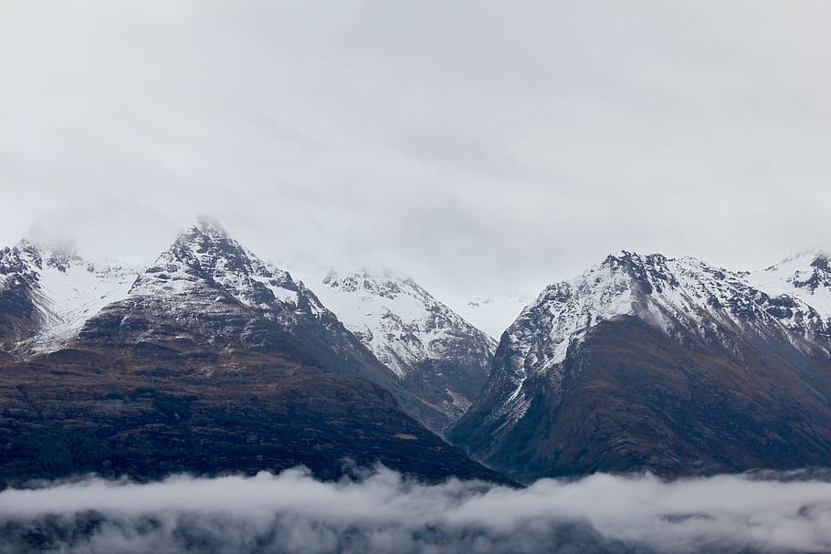 mountain, mountains, cold, landscape, photography, nature, alps HD wallpaper