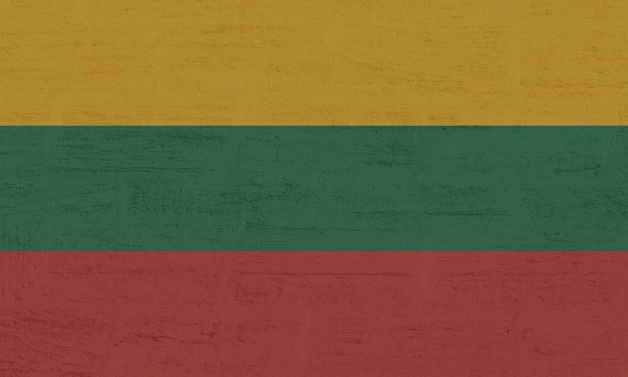 lithuania, flag, international, green color, backgrounds, full frame HD wallpaper