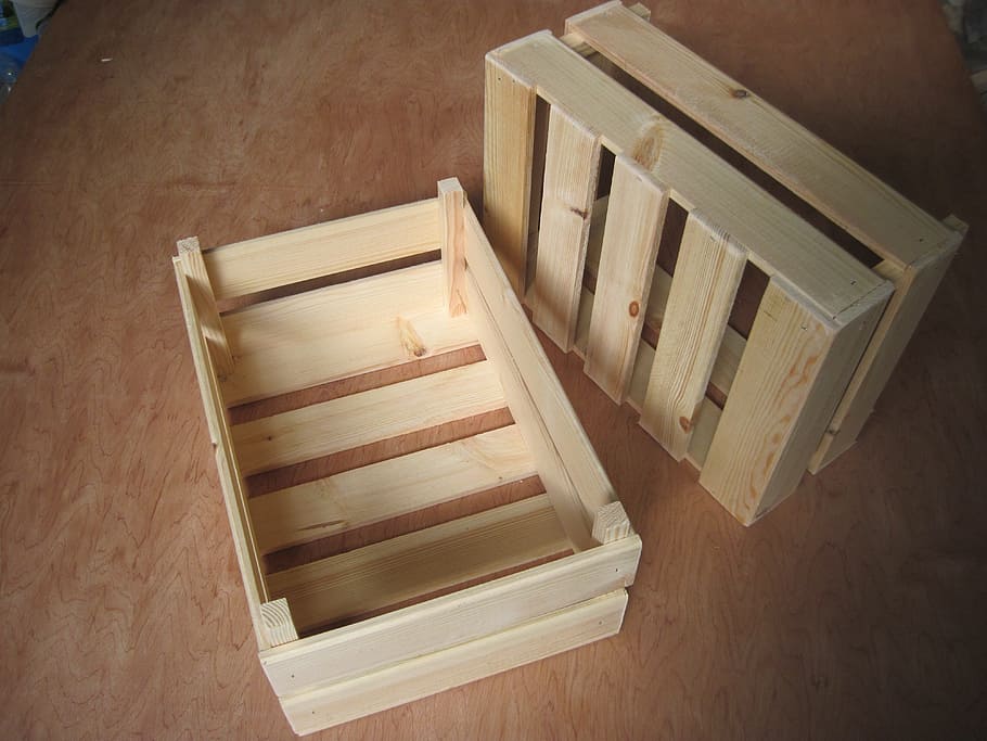 Box, Crate, Wood, Pine, wooden, gift, decor, decoration, wine box HD wallpaper