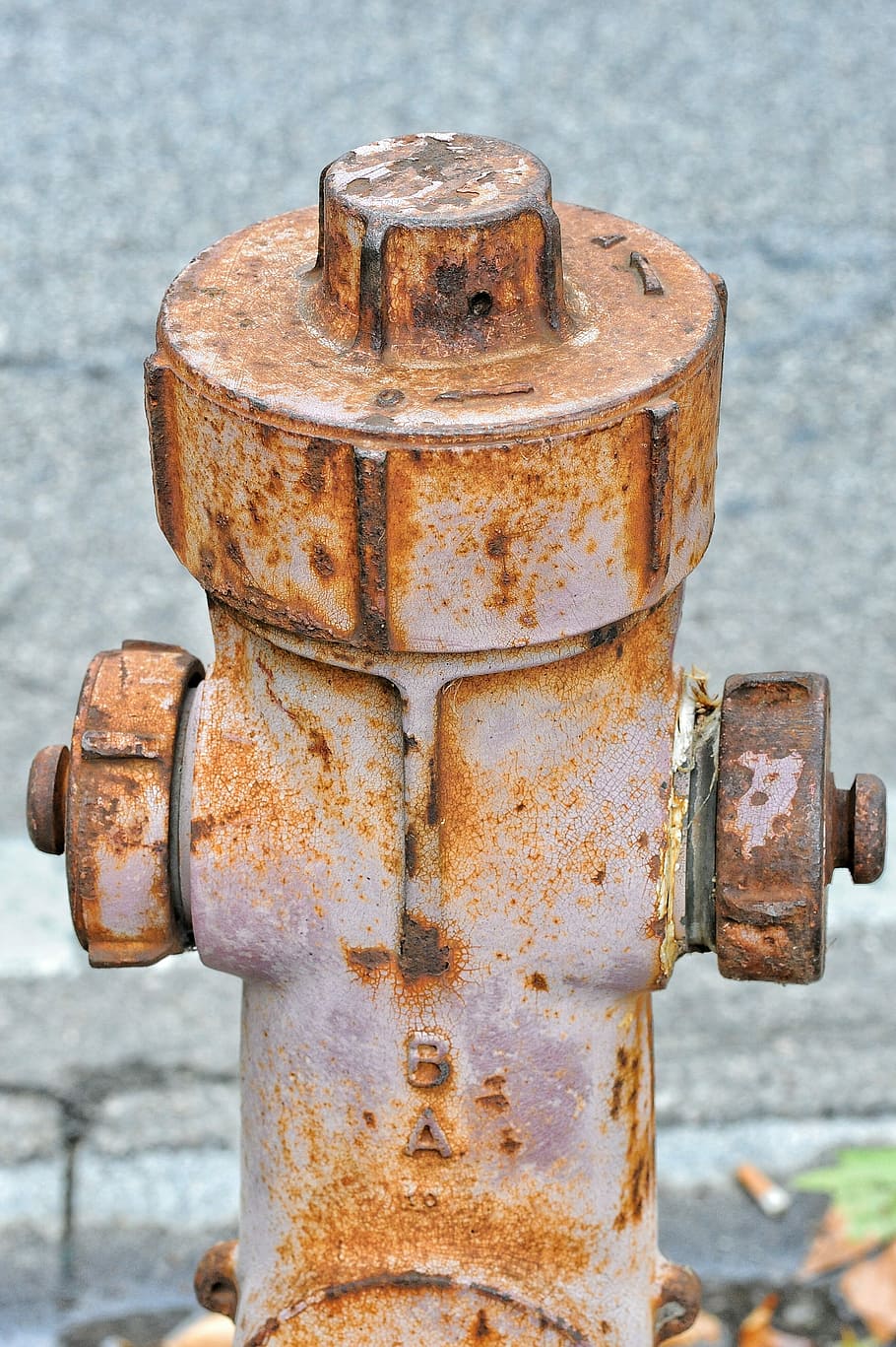 Fire Hydrant, Texture, Paint, Iron, Rust, color, rusty, outdoors HD wallpaper