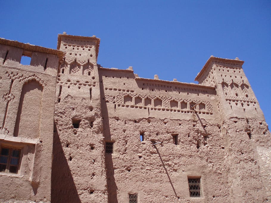 building, morocco, temple, architecture, built structure, sky HD wallpaper