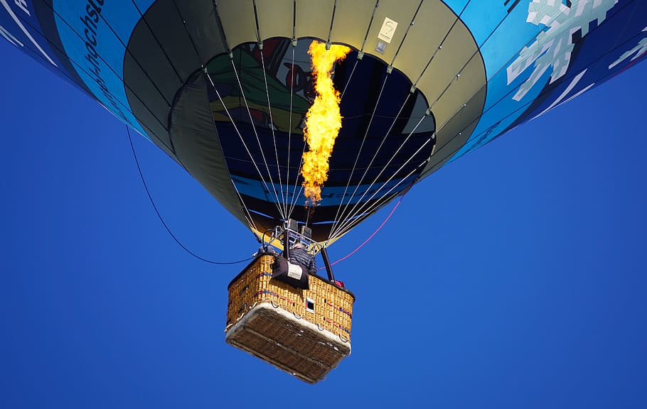 Balloon, Balloon Envelope, sleeve, hot air balloon ride, fly, HD wallpaper