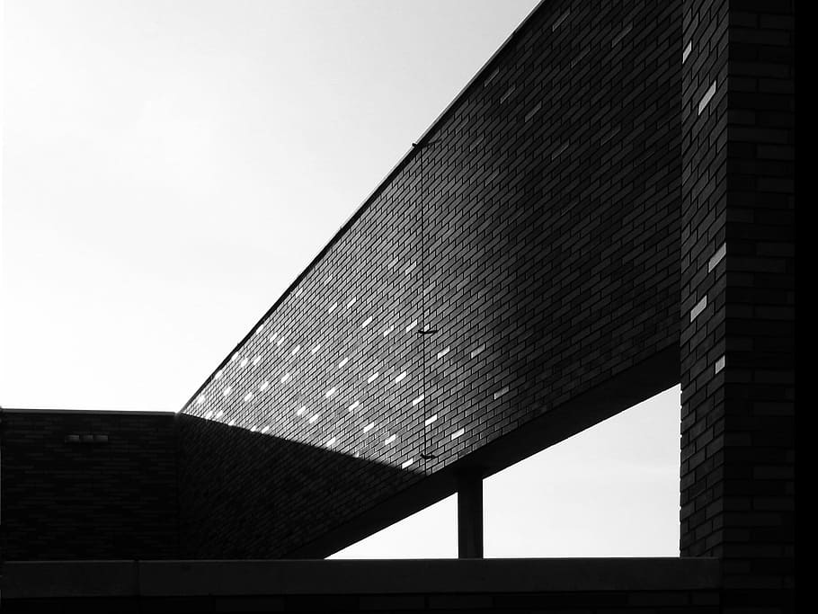 building, diagonal, architecture, built structure, low angle view HD wallpaper