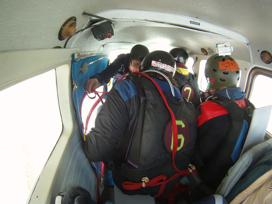 skydiving, parachuting, flying, extreme, sport, dom, adventure HD wallpaper