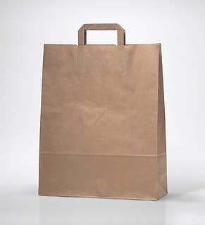 handbag, branding, prototype, paper, copy space, blank, brown HD wallpaper