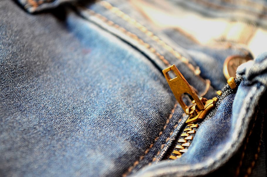 zip, zipper, fly, jeans, blue, pocket, fashion, clothing, casual, HD wallpaper