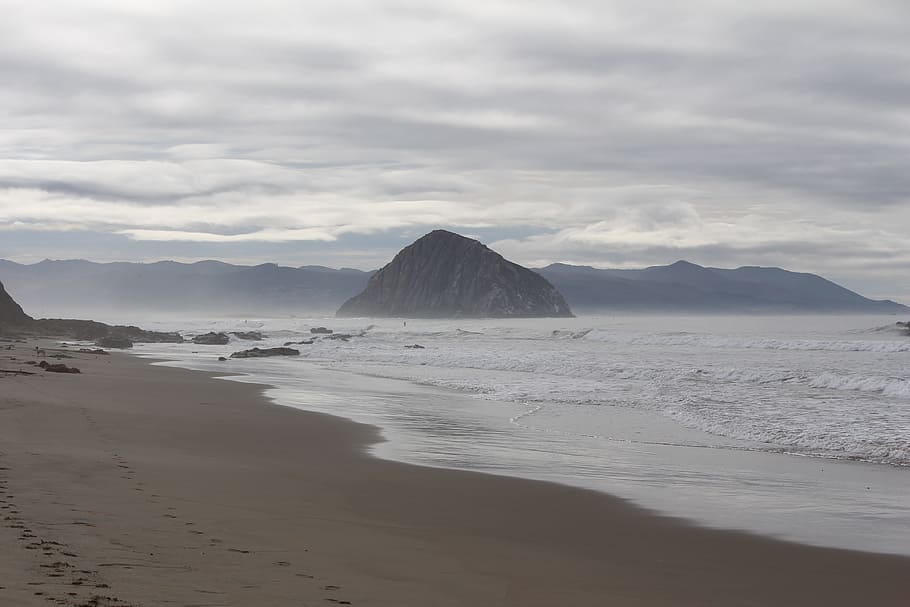 rock, ocean, fall, scenics - nature, land, beauty in nature HD wallpaper