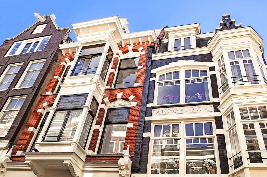 low angle photography of Anno 1902 building, house, home, facade HD wallpaper
