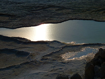 Pamukkale, Lime Sinter Terrace, reflection, calcium, unesco HD wallpaper