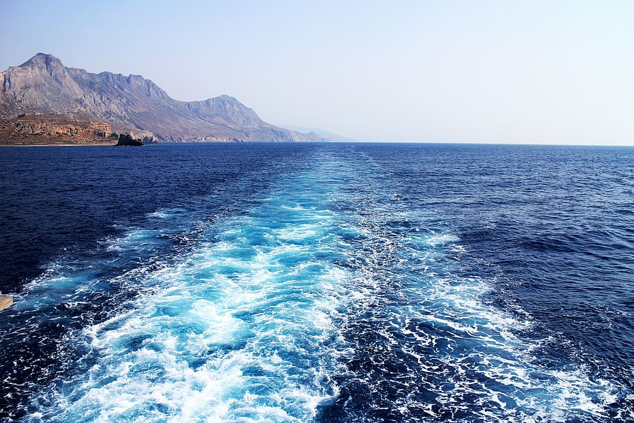 the waves, sea, water, tourism, landscape, ocean, sea foam HD wallpaper