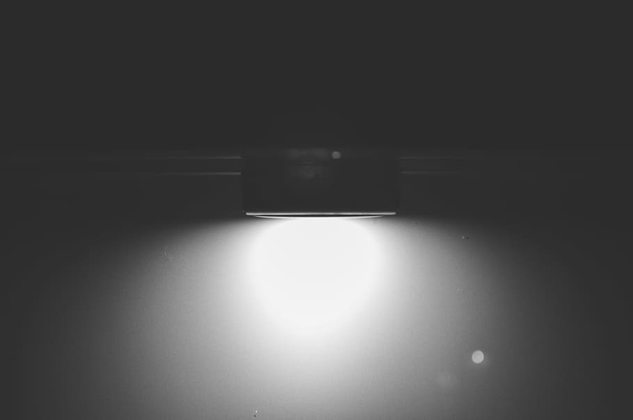light, black-and-white, dark, illuminated, indoors, no people, HD wallpaper