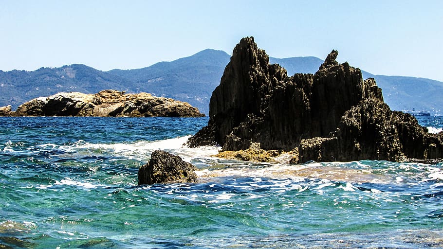 Greece, Skiathos, Island, Beach, Beach, Rock, sporades, mediterranean HD wallpaper