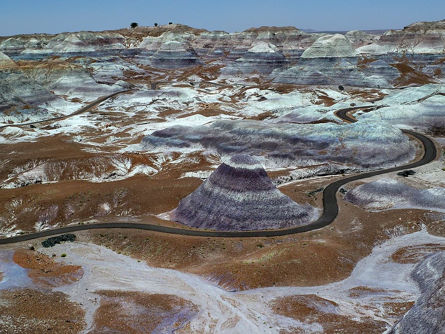 petrified, forest, national, park, arizona, usa, nature, tourist attraction, HD wallpaper