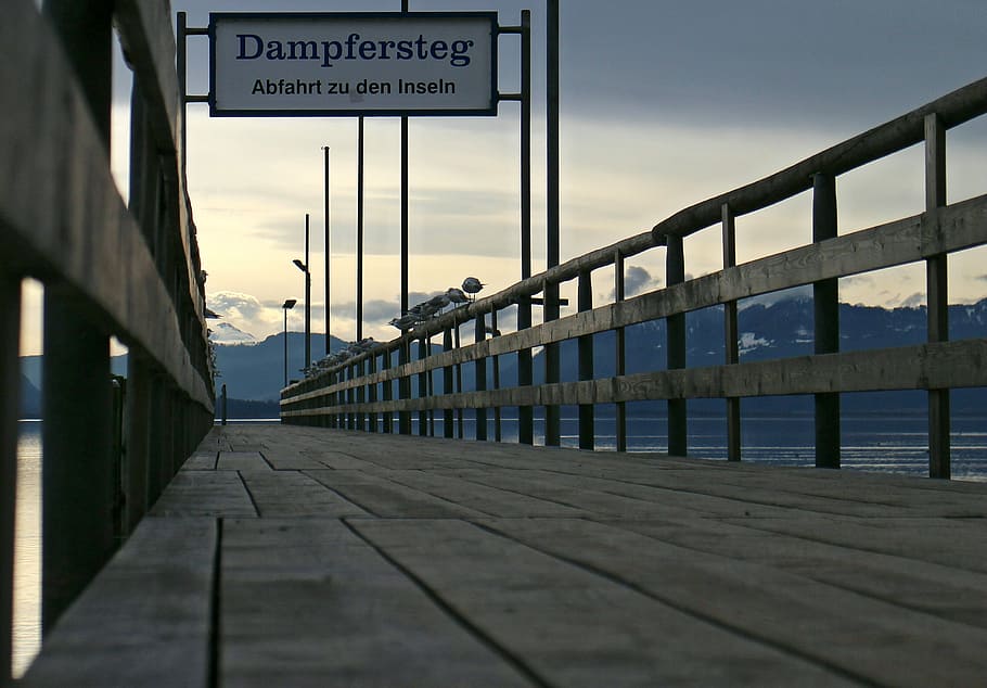 web, boardwalk, perspective, overview, wood planks, wood railings HD wallpaper