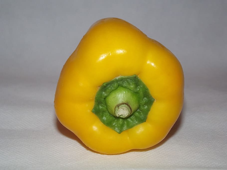 Bell Pepper, Vegetable, Top, food, yellow, sweet pepper, fresh HD wallpaper