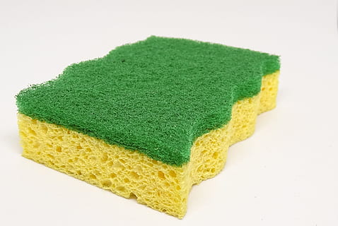 sponge, house work, clean, cleaning sponge, green color, indoors HD wallpaper