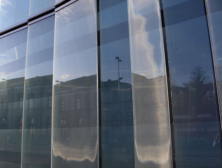 building, facade, glass, mirroring, structure, architecture HD wallpaper