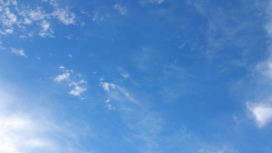 Sky, Clouds, Nature, Background, blue, low angle view, cloud - sky HD wallpaper