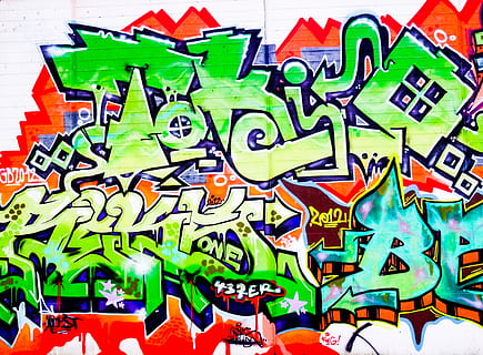 graffiti, letters, font, text, decoration, painted, wall, art HD wallpaper