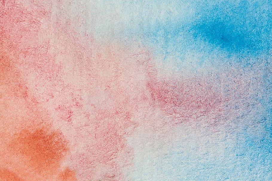 red, white, and blue abstract graphic wallpaper, watercolour, HD wallpaper