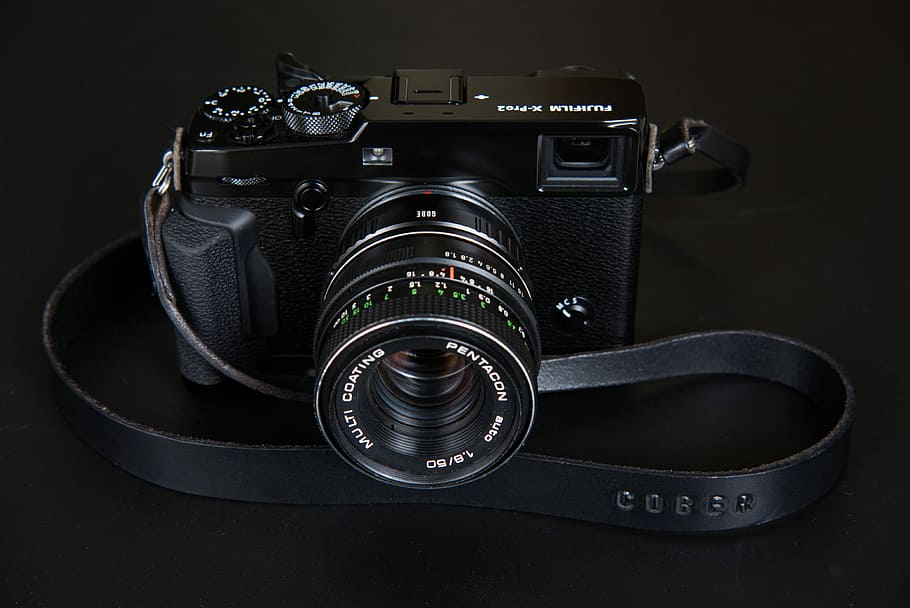 black film camera, photography of black bridge camera, 50mm, 35mm, HD wallpaper