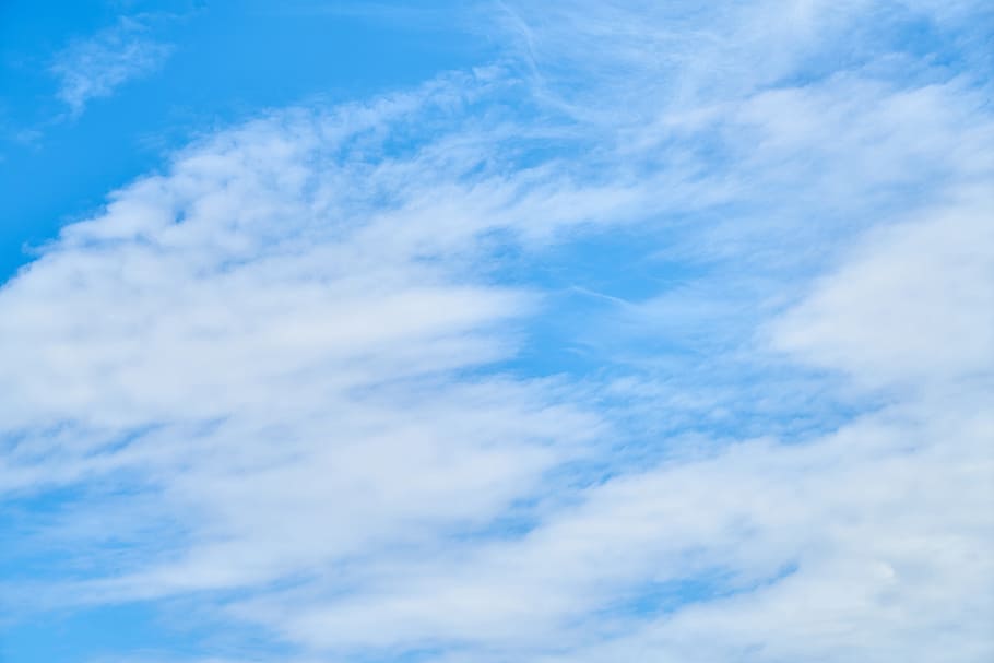 cloud, blue, white, clouds, white clouds, landscape, nature HD wallpaper