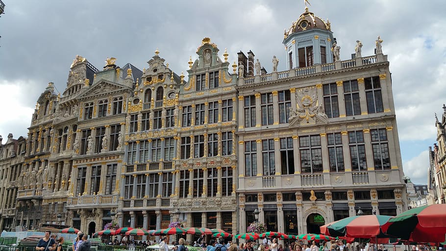 Brussels, City, City Centre, Grand Place, architecture, facade, HD wallpaper