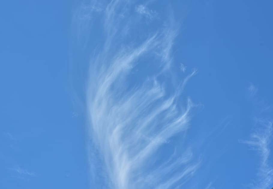 sky, blue, blue sky, cloud, clouds, clouds form, white, mood HD wallpaper