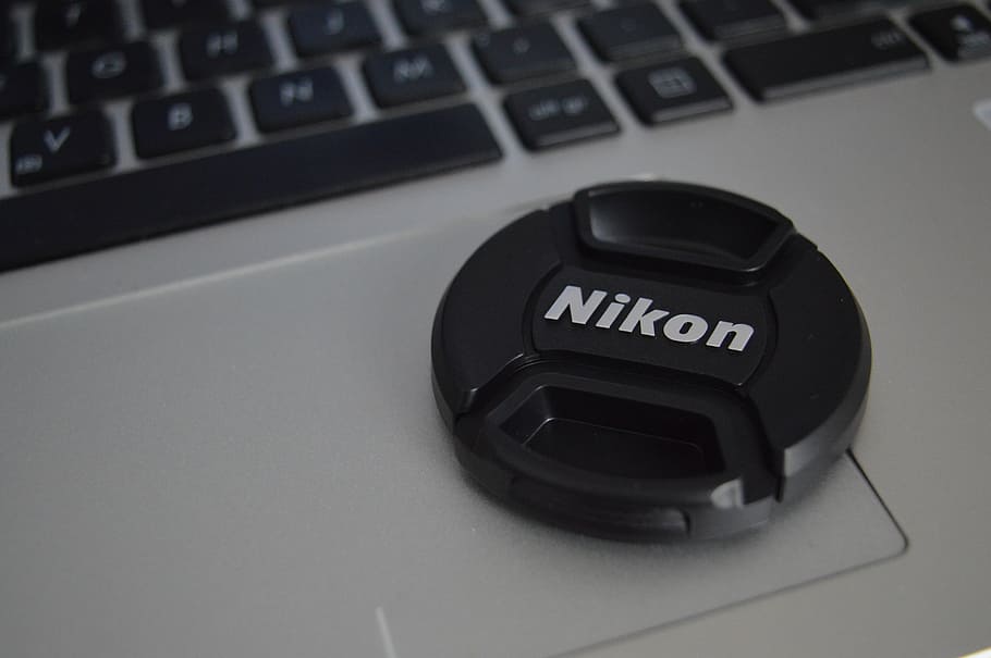 nikon, camera, lens cap, reflex, computer, technology, computer equipment HD wallpaper